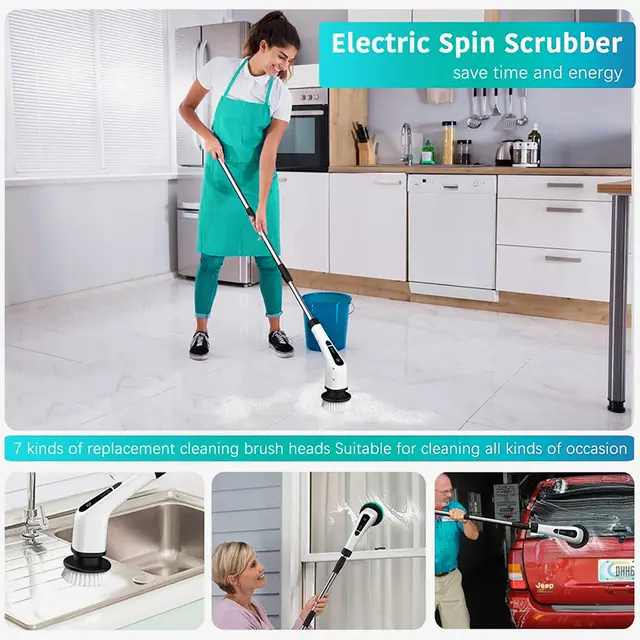 BROSSE DE NETTOYAGE ELECTRIQUE 9 en 1
