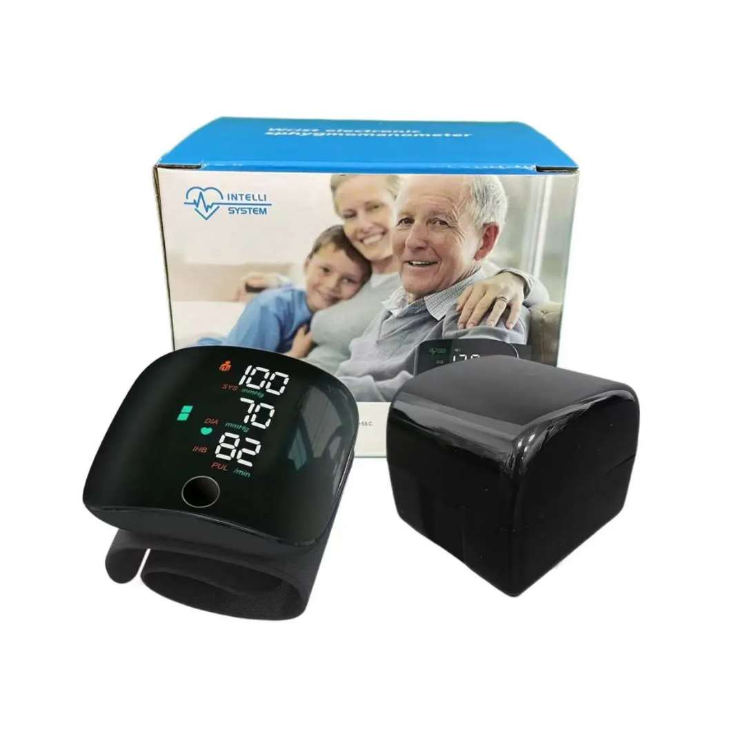 Tensiomètre Électronique au Poignet – Avec Écran LED Couleur & Alerte Santé